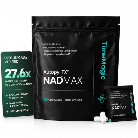 TimeMagic NAD+MAX 8-in-1 Cellular & Skin Health Supplement