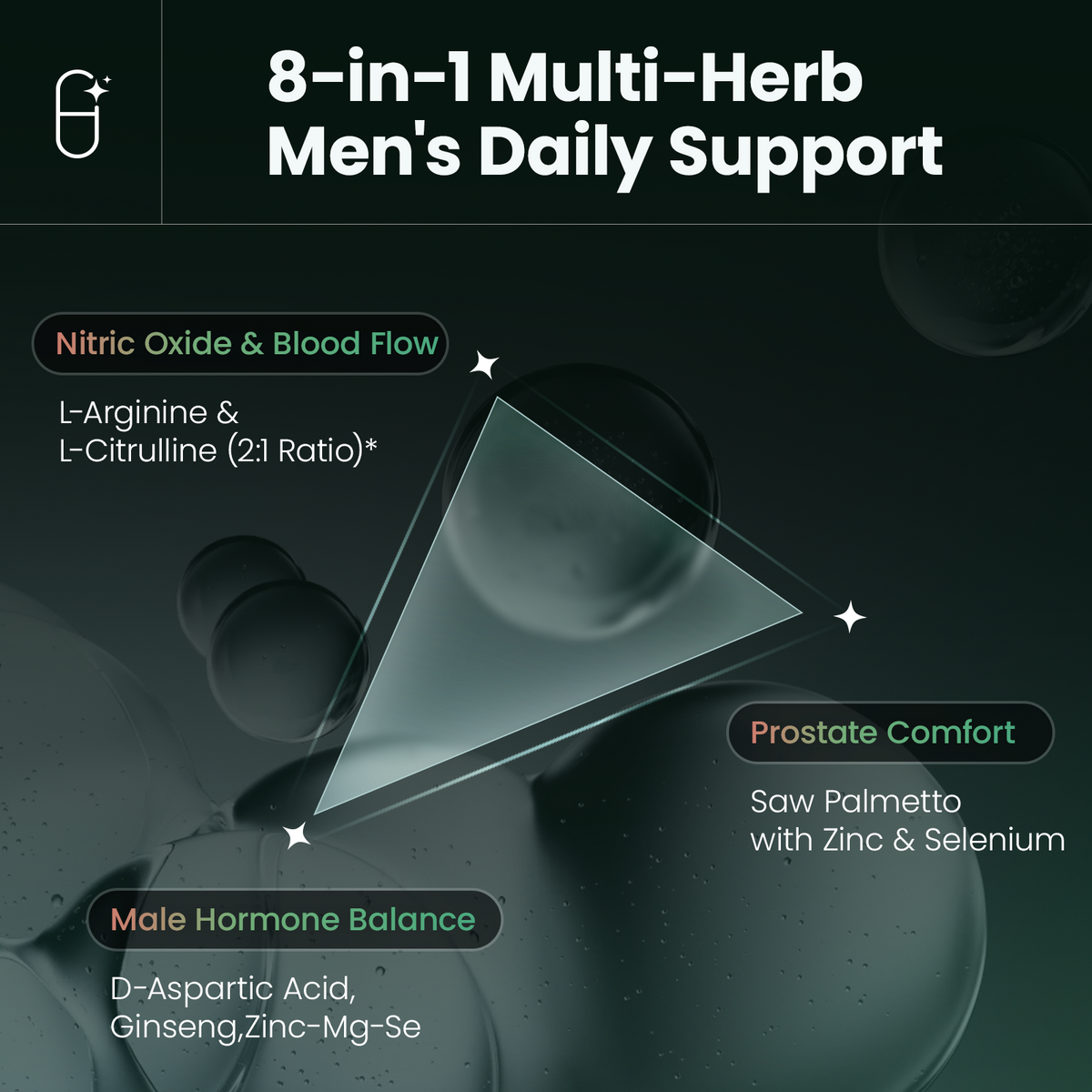 Advanced formula - Superpower 8-in-1 Men health support