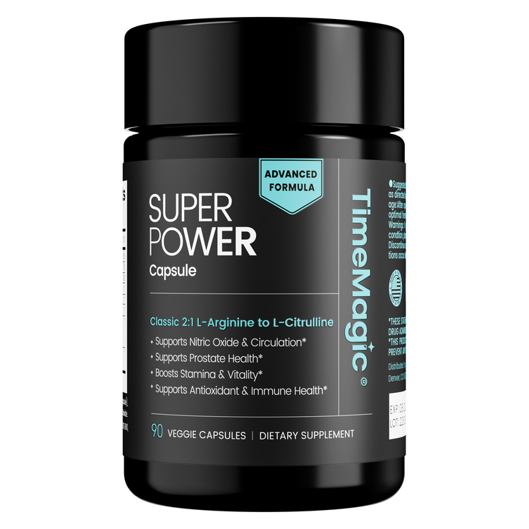 TimeMagic Superpower 6-in-1 NO Booster for Circulation & Daily Vitality